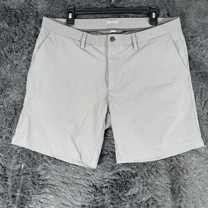 Ash & Erie Chino Shorts Men’s Size 34 Gray Stretch Performance Preppy Golf